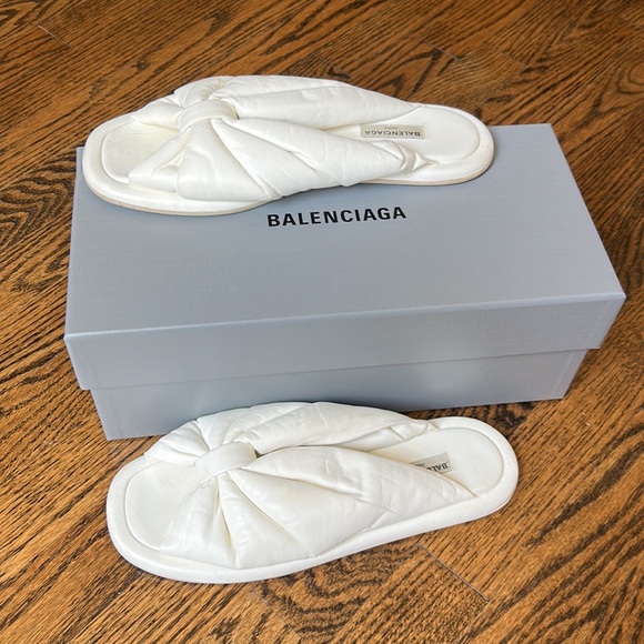 Balenciaga leather slides - Picture 2 of 5